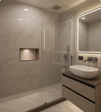 Modern Bathroom Upgrade – Wagholi