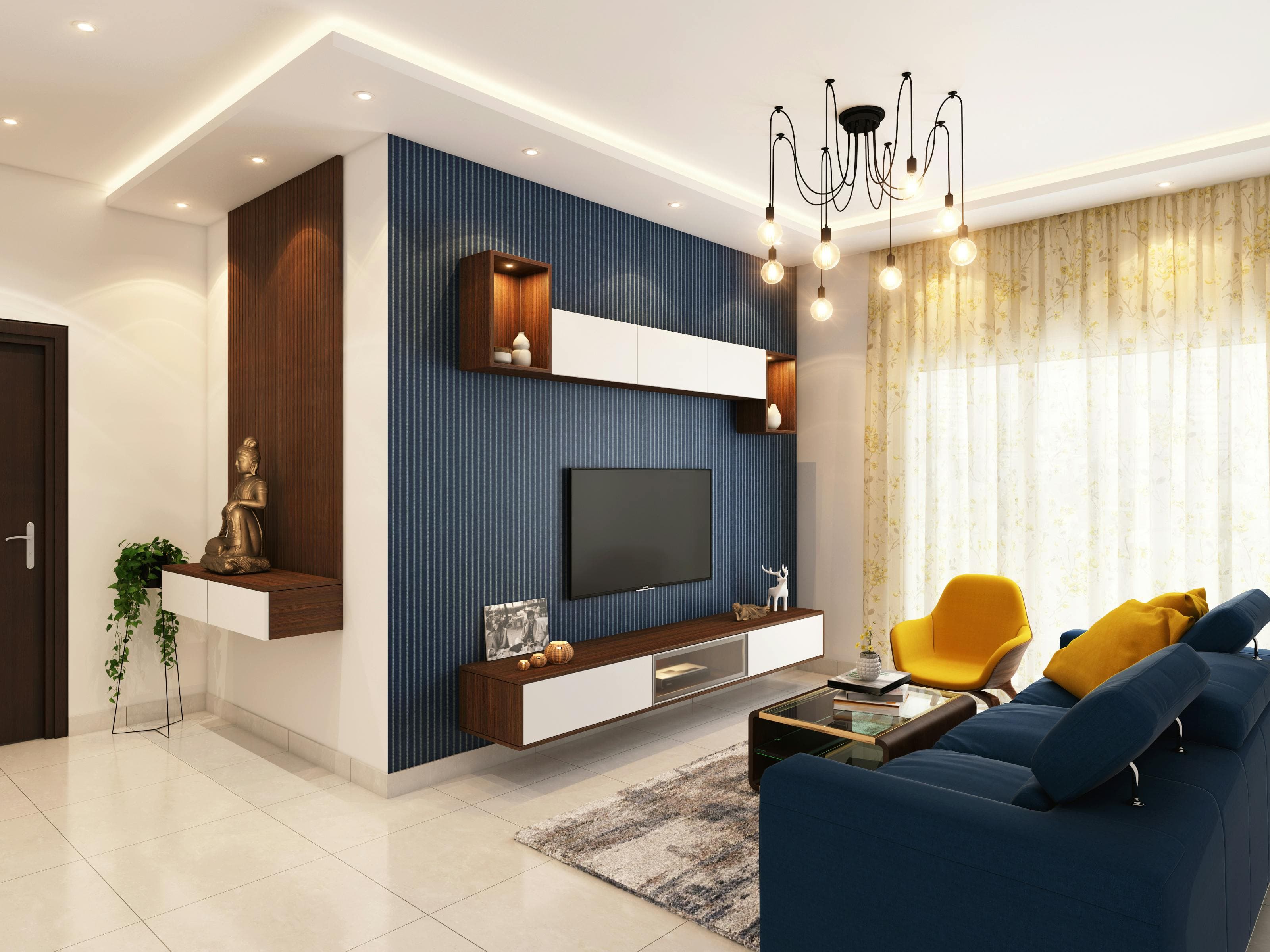 Luxury Living Room Interior – Pune